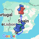 Google Map: Spain's Costa del Sol & Madrid