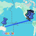 Google Map: Central America Youth Expedition