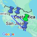 Google Map: Classic Costa Rica Youth Adventure