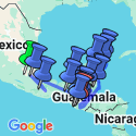 Google Map: Mexico City to Antigua Youth Adventure