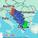 Google Map: Athens to the Adriatic