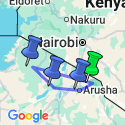 Google Map: Tanzania Adventure
