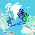 Google Map: Rondreis & Cruise Fjorden van IJsland