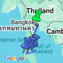 Google Map: Family Thailand Beach, Jungle and Wildlife
