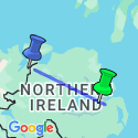 Google Map: Walk Northern Ireland and Donegal