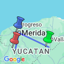 Google Map: Mexico's Yucatán Adventure