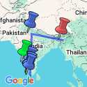 Google Map: India to Sri Lanka: Spice Gardens & Goa's Beaches