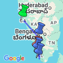 Google Map: India: Kochi & Goa's Golden Beaches