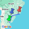 Google Map: Picturesque Solo Argentina And Brazil