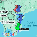 Google Map: Picturesque Solo Vietnam Tour