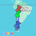 Google Map: Picturesque Solo Chile Tour