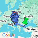 Google Map: Highlights of Istanbul Croatia Bosnia and Slovenia
