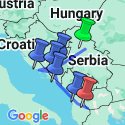 Google Map: Best of Balkans from Belgrade(4 Star Hotels)