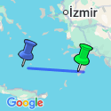 Google Map: Hiking Greece's Dodecanese Islands