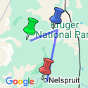 Google Map: Panoramaroute en Krugerpark