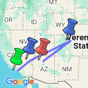 Google Map: Viva LA & Las Vegas