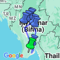 Google Map: Heel Myanmar overland