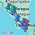 Google Map: Combinatiereis Nicaragua & Costa Rica