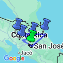 Google Map: Met het gezin naar Costa Rica