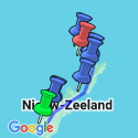 Google Map: Familiereis Nieuw-Zeeland in 3,5 week