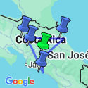Google Map: Hoogtepunten van Costa Rica