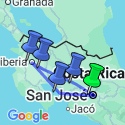 Google Map: Avontuurlijk en actief Costa Rica