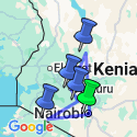 Google Map: Wildparken van Kenia