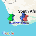 Google Map: Cycling South Africa's Garden Route