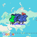 Google Map: Ashgabat To Ulaanbaatar Overland Expedition