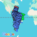 Google Map: Rio De Janeiro To Cartagena