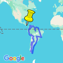 Google Map: South America Encompassed Overland Group Tour