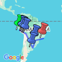 Google Map: Peru, Bolivien, Argentinien & Brasilien: Titicaca