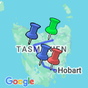 Google Map: Australien | Tasmanien: Höhepunkte Tasmaniens Westküste