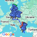 Google Map: Best of Central Europe and Greece