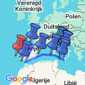 Google Map: Rondreis & Cruise Middellandse zee van Rome naar Lissabon