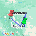 Google Map: Canadian Rockies Winter Adventure