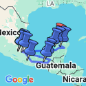 Google Map: A Taste of Mexico - Markets and Mayan Sites