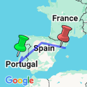 Google Map: Pilgrimage to Fatima & Lourdes with Barcelona