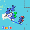 Google Map: Australia's Outback to New Zealand's South Island