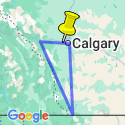 Google Map: Canadian Rockies & Glacier National Park