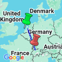 Google Map: Magical Rhine & Moselle Rivers