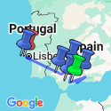 Google Map: Exploring Iberia: Southern Spain to Coastal Portugal