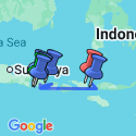 Google Map: Bali, Lombok, Gili & Flores: The Island Sampler
