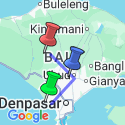 Google Map: Bali to Lembongan: Island Hopping Bliss