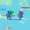 Google Map: Lombok to Flores: The Hidden Path