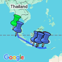 Google Map: Epic Archipelago Adventure: Sumatra to Flores in 30 Days
