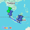 Google Map: Sumatra to Nusa Lembongan: Wild Islands & Zen Beaches