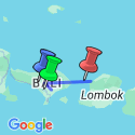 Google Map: Ubud to Lombok: Temples, Jungles & Island Vibes