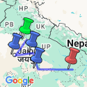 Google Map: India’s Golden Triangle: Taj Mahal to the Ganges