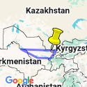 Google Map: Uzbekistan and Tajikistan: Silk Roads & The Seven Lakes